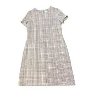 Calvin Klein Collection Plaid Career Mini Dress‎ Women’s Size 8 NWT $128 Stretch
